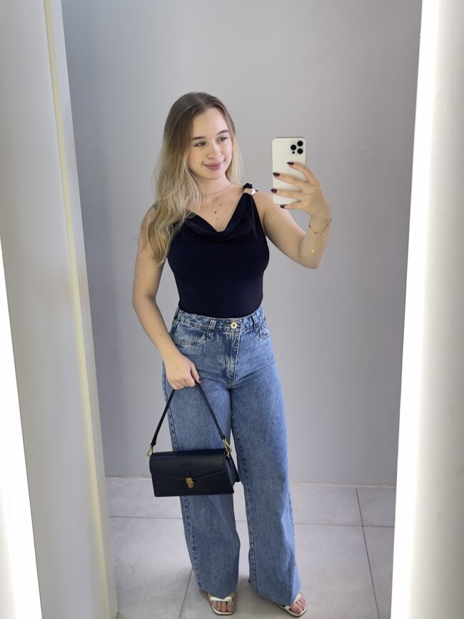 Calça Wide Leg Tradicional