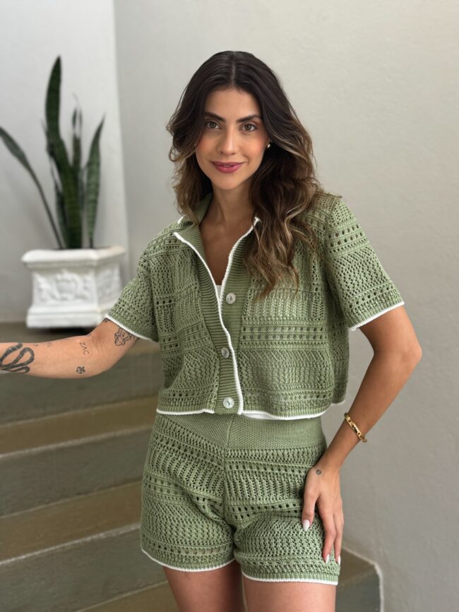 Conjunto Tricô Liz